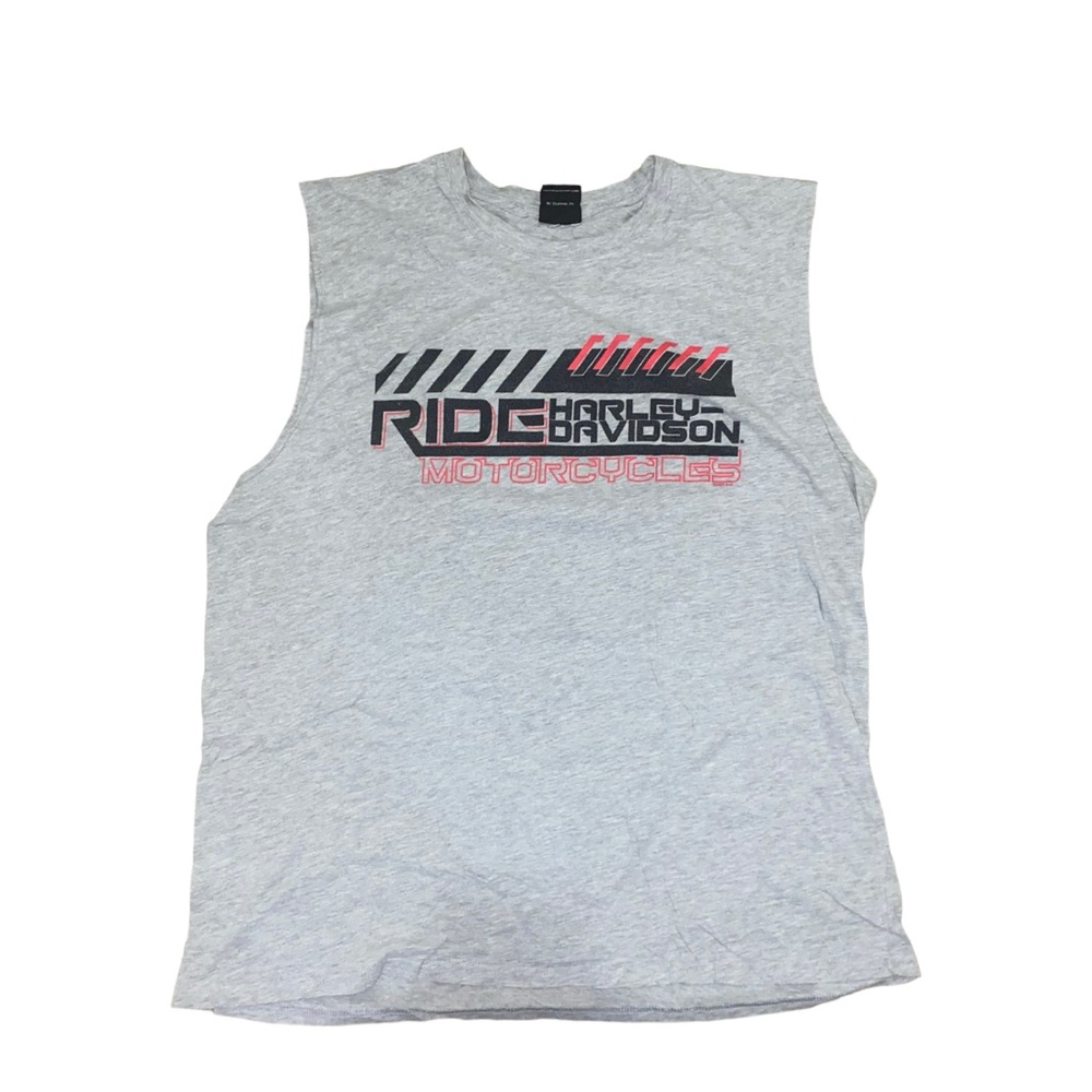 Harley Davidson Asheville North Carolina Gray Tank Men’s Size XXL